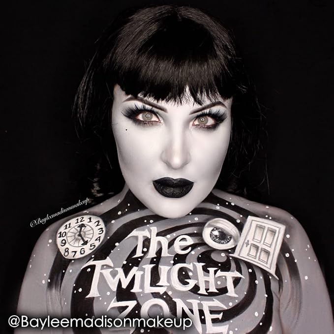 Mehron Makeup Paradise Makeup AQ Pro Size | Stage & Screen Performance, Face & Body Painting, Beauty, Cosplay, and Halloween | Water Activated Face Paint, Body Paint 1.4 oz (40 g) - Storm Cloud-VivaGrace Women