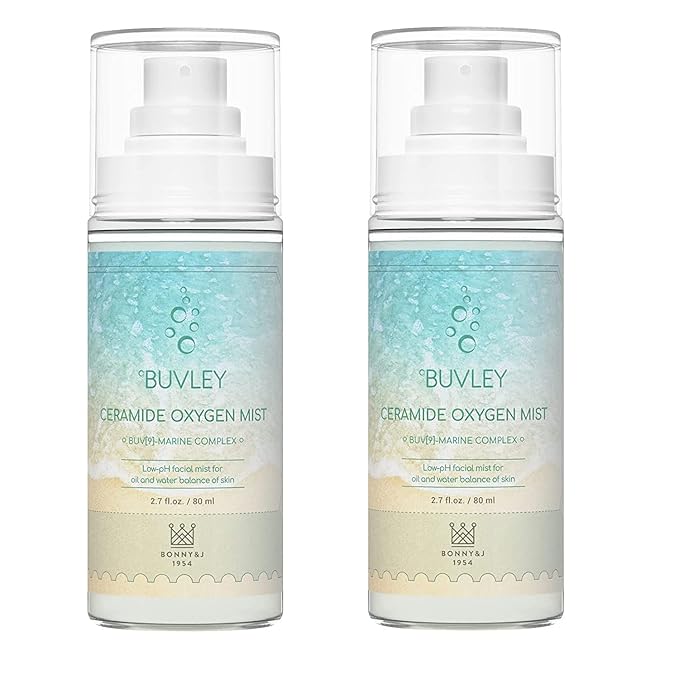 Ceramide Oxygen Face Mist | Low pH, Vegan, Cruelty Free | Hydrating Refreshing Soothing Facial Mist Spray with Antioxidants 2.7 Fl Oz (2)-VivaGrace Women