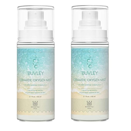 Ceramide Oxygen Face Mist | Low pH, Vegan, Cruelty Free | Hydrating Refreshing Soothing Facial Mist Spray with Antioxidants 2.7 Fl Oz (2)-VivaGrace Women