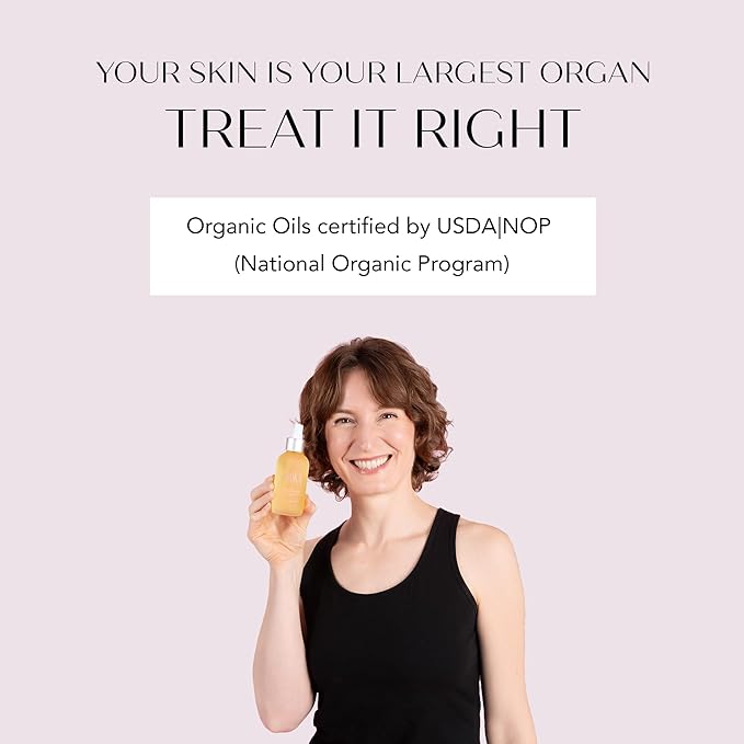 Luxury Organic Body Oil for Women | Hydrating & Moisturizing Body Oil after Shower | Certified Moisturizer for Dry Skin | Clean Beauty, Vegan and Paraben Free-VivaGrace Women