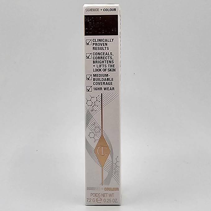 Charlotte Tilbury Beautiful Skin Radiant Concealer 17 Deep 0.25 oz-VivaGrace Women