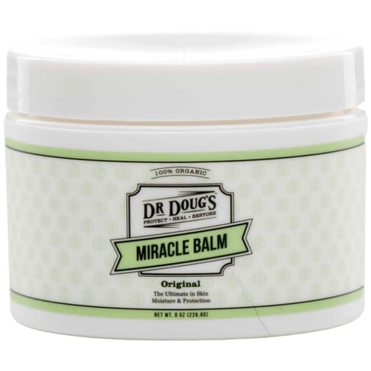 Dr. Doug's Original Miracle Balm – Hydrating, All-Natural & Toxin-Free Skin Care | Organic, Handmade Balm for Dry, Itchy Skin | Cruelty-Free & Paraben-Free Formula-VivaGrace Women