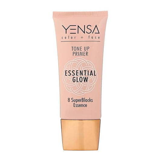 YENSA Tone Up Primer Essential Glow - Clean Superfood Formula with 8 Skin-Loving Ingredients - Minimizes Pores, Fine Lines & Wrinkles - Lightweight Satin-Sheen Finish-VivaGrace Women