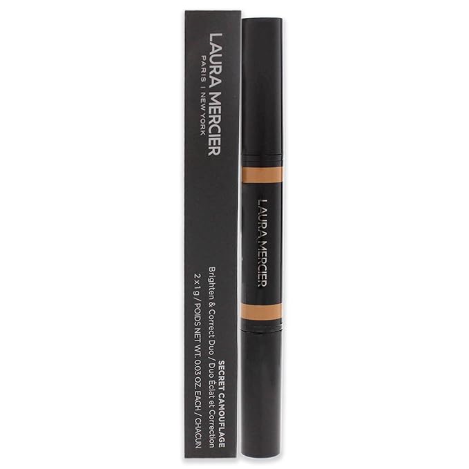 Laura Mercier Secret Camouflage Concealer Duo Stick - 3N Medium with Neutral Undertones Women 2 x 0.3 oz-VivaGrace Women