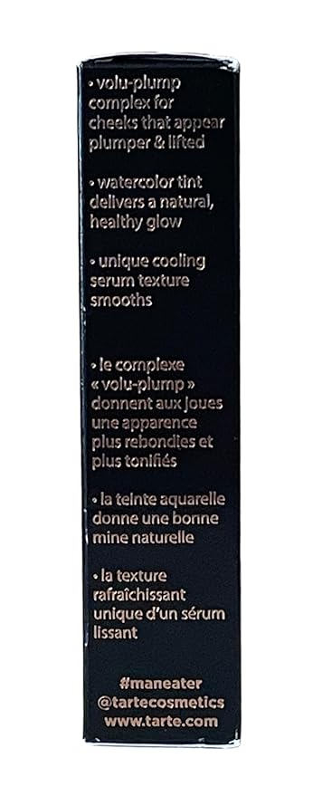 Tarte Maneater Blush And Glow Cheek Plump Full Size 8ML (Coral, 8mL)-VivaGrace Women