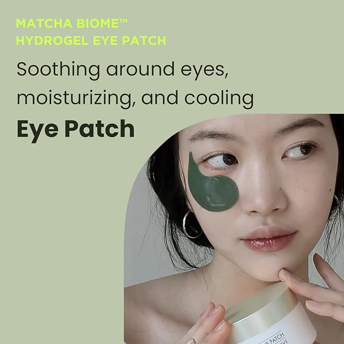 HEIMISH Matcha Biome Hydrogel Eye Patch (60ea) | Eye Patch for Swollen Eyes and Wrinkles | Matcha, flawless skin, Calming, for Swollen Eyes, Antioxidant, Soothing, Vitamins, Kbeauty-VivaGrace Women