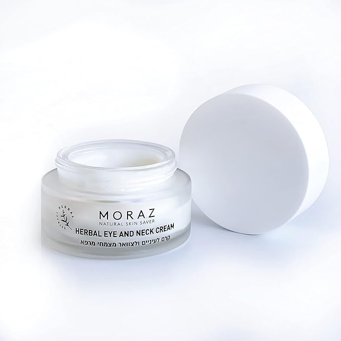Moraz Herbal Eye and Neck Cream - Pomegranate Moisturizer - Neck and Under Eye Cream - Shea Butter Infused Skin Care - Anti Aging Eye Cream - 1.7 oz-VivaGrace Women