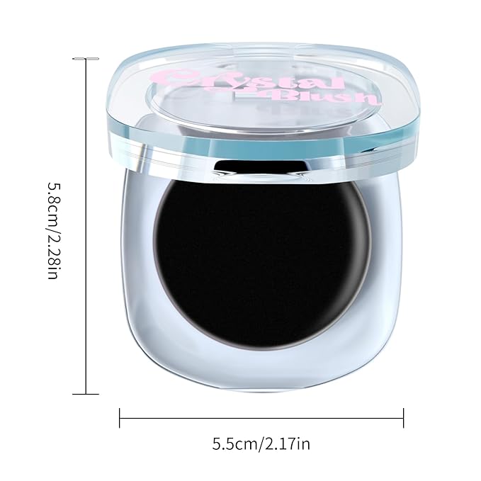 KYDA Black Cream Blush, Color Changing Tint, Magic Black Blush for Cheek & Lip, Natural Pink Glossy Face Blusher, Moisturizing Lightweight, Crystal Make Up Blush-VivaGrace Women