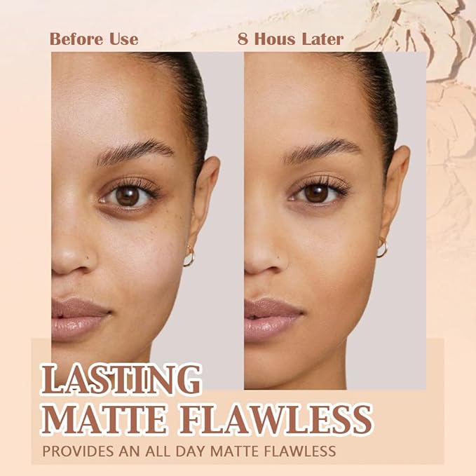 Pressed Matte Face Powder Makeup & Setting Powder for Poreless Wrinkle Blurring Contour Concealer Finishing,Lightweight,High Coverage,Shine Control, N.W 10g (03#)-VivaGrace Women
