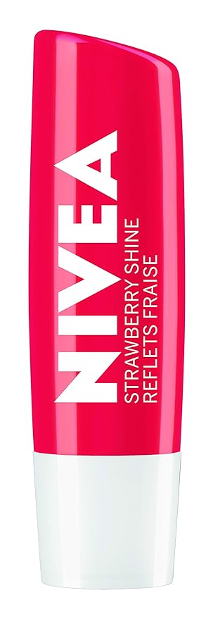 Nivea Lip Care Strawberry 4.8 G Tube-VivaGrace Women