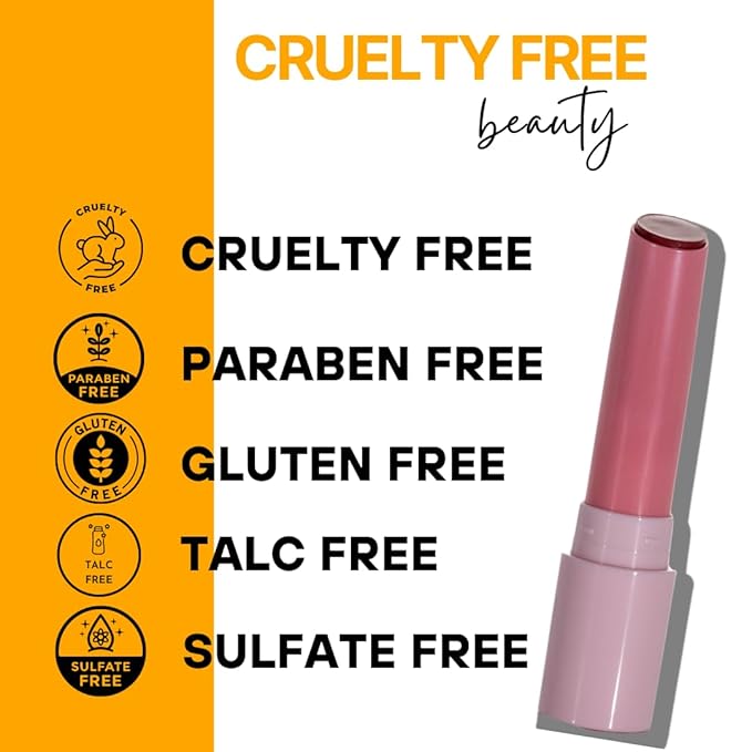 Lip Balm Hydrating for Dry and Chapped Lips Tinted Subtle Color Non-Sticky Juicy Finish | Brown-VivaGrace Women