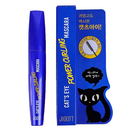 Cat's Eye Power Curling Mascara 0.42oz/12g - Long Lashes for Feminine and Charming Look (Power Curling Mascara)