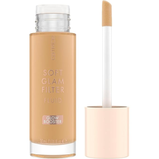 Catrice | Soft Glam Filter Fluid | Luminous Make Up Base & Highlighter for Radiant Complexion | With Vitamin E & Squalene | Vegan & Cruelty Free (40 | Medium Tan)-VivaGrace Women
