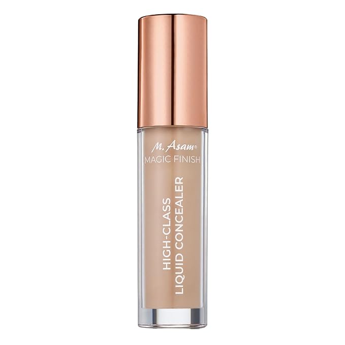 M. Asam MAGIC FINISH HIGHCLASS LIQUID CONCEALER Beige (0.13 fl oz) - 4-in-1 Concealer With Mimic-Lift complex & High Coverage For Dark Circles & Blemishes, Vegan Make Up With Illuminating Pigments-VivaGrace Women