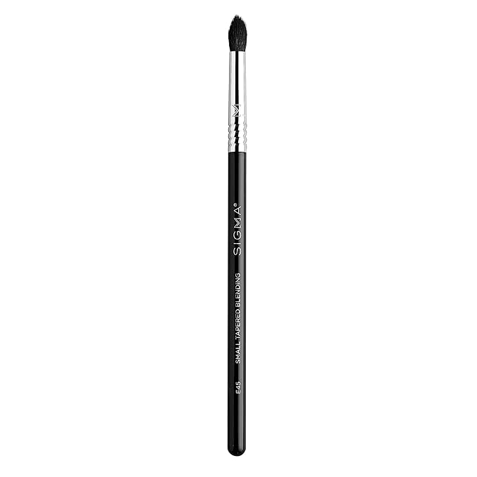 Sigma Beauty Professional E45 Eye Makeup Brush – Small Tapered Eyeshadow Blending Brush with SigmaTech® fibers for Seamless Eyeshadow Blending, Pointed Eyeshadow Brush for the Perfect Cut Crease-VivaGrace Women