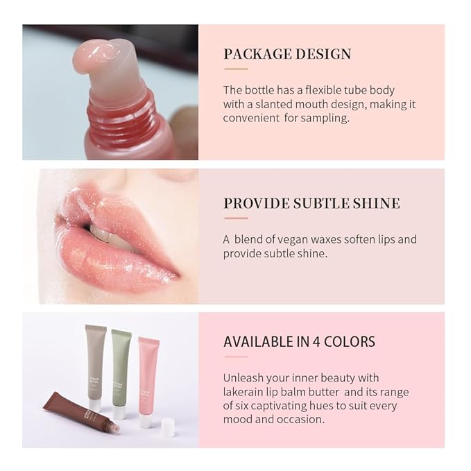 Summer Butter Lip Balm, Moisturizing Hydrating Natural Lip Care, Rich in Nutrients for Soft Smooth Lips (Mint)-VivaGrace Women