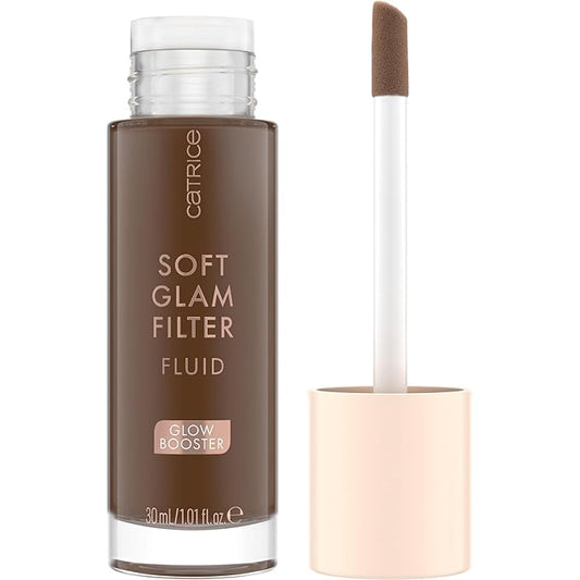 Catrice | Soft Glam Filter Fluid | Luminous Make Up Base & Highlighter for Radiant Complexion | With Vitamin E & Squalene | Vegan & Cruelty Free (98 | Deep)-VivaGrace Women