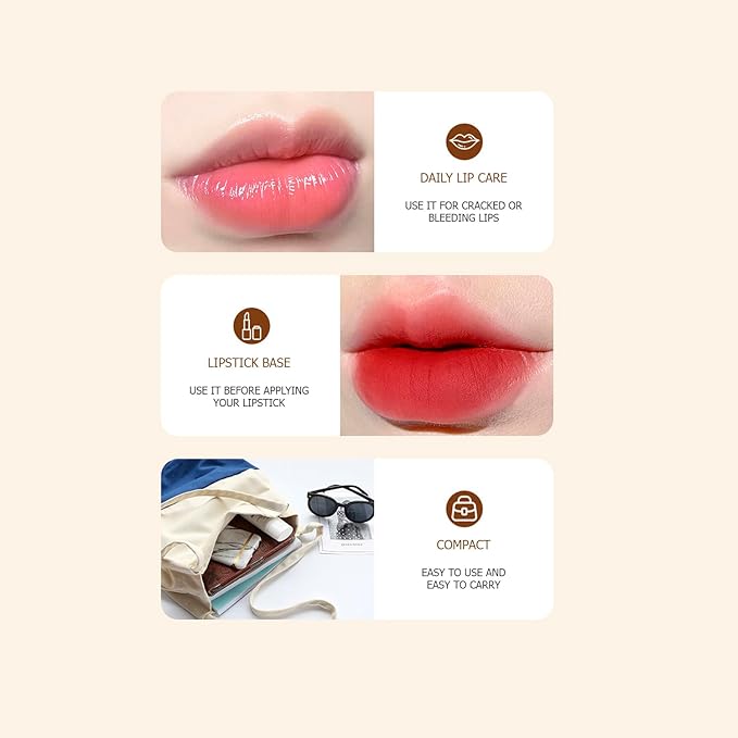 VENZEN Caffeine Moisturizing Tender Lip Cream Elastic Radiant Charm Coffee Lips Care 15g / 0.53oz-VivaGrace Women