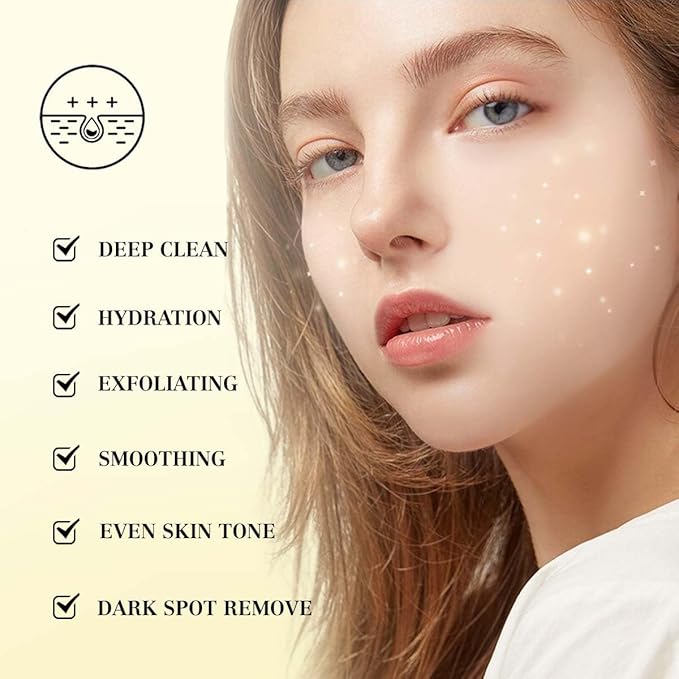 Turmeric Kojic Acid Cleansing Face Pads: 20Packs(40Pads) Individually Wrapped Exfoliating Turmeric Pads for Deep Cleansing Dark Spots
