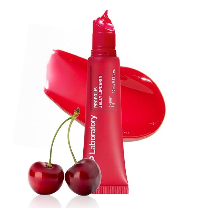 CNP Propolis Jelly Tinted Lipcerin™ - 04 Cherry Pie, Hydrating Lip Balm & Gloss with Manuka Honey + Hyaluronic Acid, Korean Skincare, 0.3 fl.oz.-VivaGrace Women