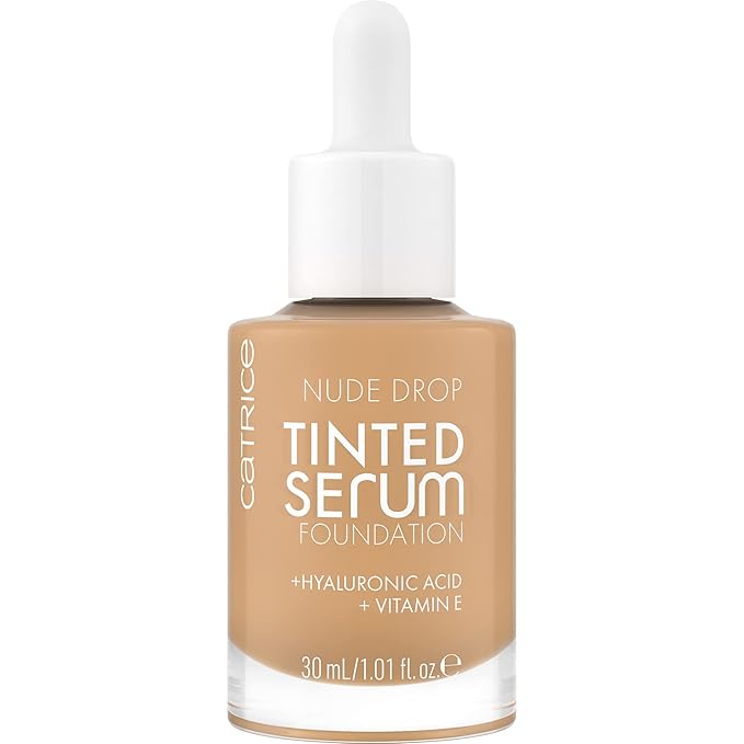 Catrice | Nude Drop Tinted Serum Foundation | Lightweight, Hydrating, Buildable Coverage | Enriched with Hyaluronic Acid & Vitamin E | Vegan & Cruelty Free (046N)-VivaGrace Women