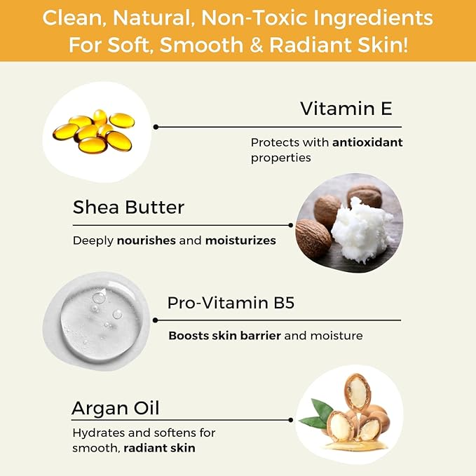 RaGaNaturals Natural Mango Shea Butter Lotion - Tropical Lotion with Vitamin E, B5, Argan & Avocado Oil - Refreshing, Hydrating & Nourishing Moisturizer - Vegan, Cruelty-Free & Paraben Free - 8 Oz-VivaGrace Women