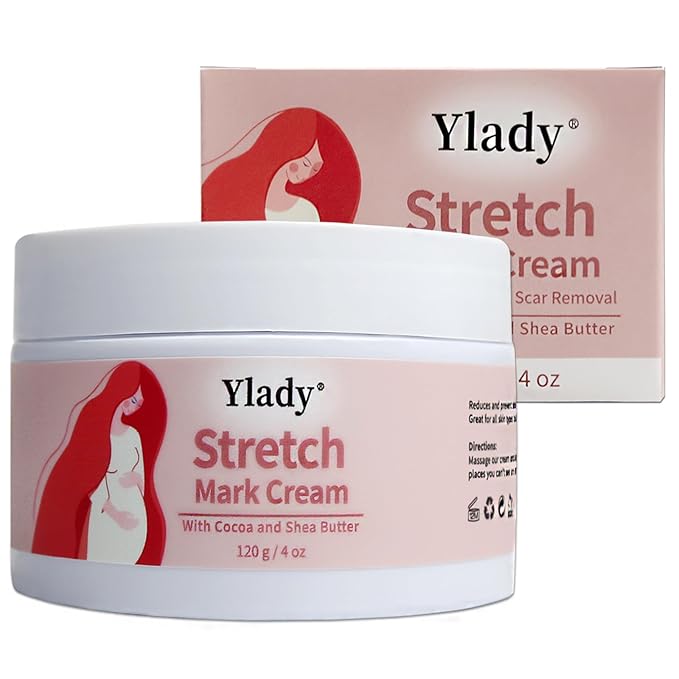 Stretch Mark Cream 120g/4 oz Stretch Marks Lotion Pregnancy Creams, Belly Butter Pregnant Women Stretch Mark Removal Treatment, Maternity Skin Care Moisturizer Scar Wrinkle Prevention-VivaGrace Women