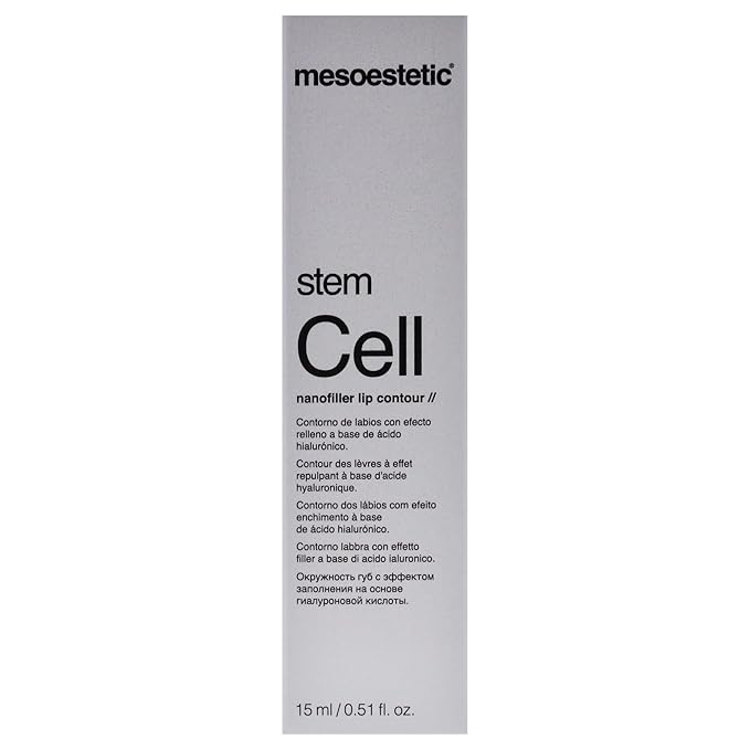 Mesoestetic Stem Cell Nanofiller Lip Contour for Unisex - 0.5 oz Cream-VivaGrace Women