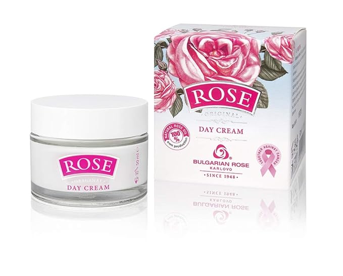 Bulgarian Rose 5 Piece Gift Set with Bulgarian Natural Rose Soap, Rose Body Wash, Rose Hand Cream, Rose Day Face Cream, Rose Micellar Water-VivaGrace Women
