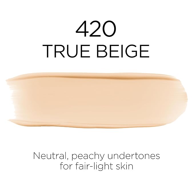 L'Oreal Paris Makeup Infallible Up to 32 Hour Fresh Wear Lightweight Foundation, 420 True Beige, 1 Fl Oz, Packaging May Vary-VivaGrace Women