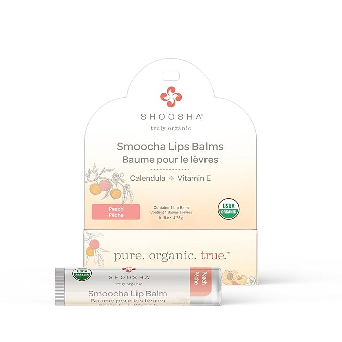 ORGANIC SMOOCHA ORGANIC LIP BALM Peach-VivaGrace Women