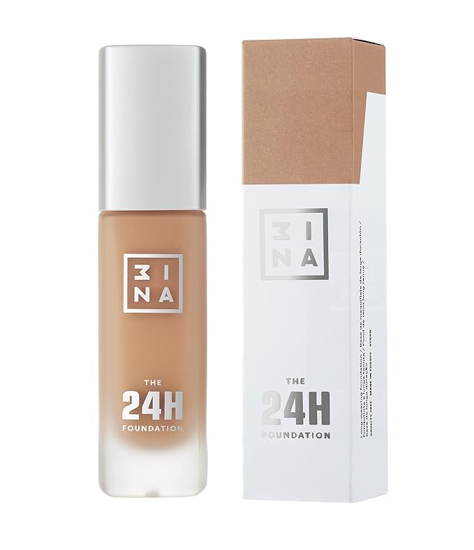 3INA The 24H Foundation 618-24H Long-Wearing Formula - Medium To High Buildable Coverage - Smooth Matte Finish - Expanded Shade Selection - Waterproof, Cruelty Free, Vegan Makeup - 1.01 Oz-VivaGrace Women