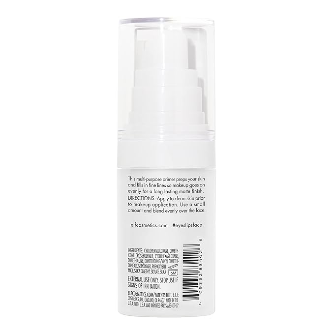 e.l.f. Mineral Infused Face Primer, Primer For A Smooth Foundation Base, Fills In Fine Lines & Refines Complexion, Vegan & Cruelty-free, Small-VivaGrace Women