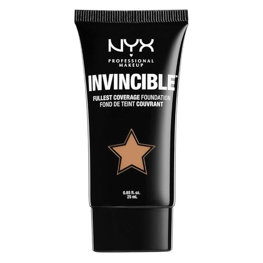 NYX Professional Makeup Invincible Fullest Coverage Foundation, Tan, 0.85 Ounce-VivaGrace Women