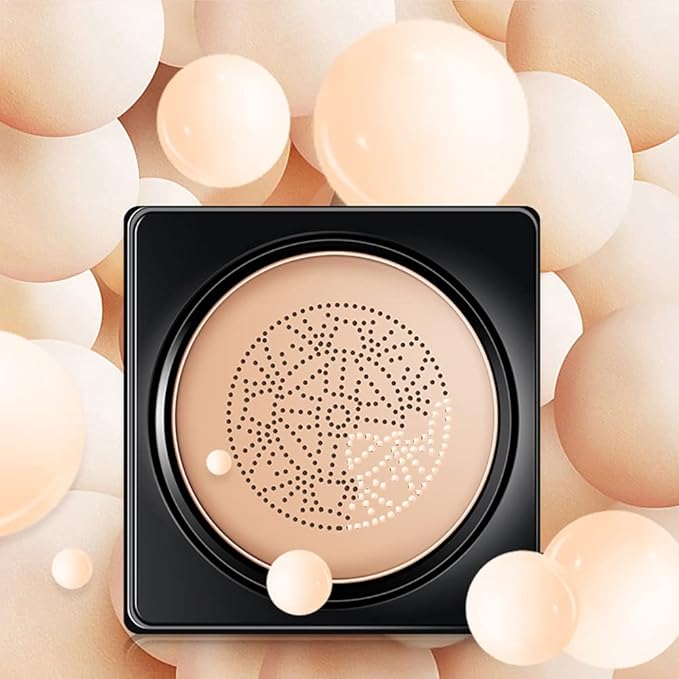 OCHEAL Mushroom Head Air Cushion BB Cream Foundation Cream for Face Makeup Concealer Cushion for Face Comestics Make Up Cushion Compact Natural-VivaGrace Women