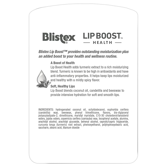 Blistex Lip Boost Health Intensive Hydration Tumeric Moisturizer-VivaGrace Women