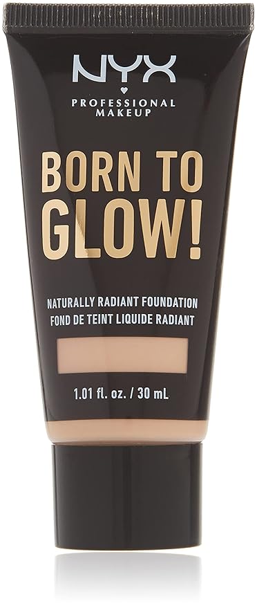 NYX PROFESSIONAL MAKEUP Born To Glow Naturally Radiant Foundation, Medium Coverage - Light-VivaGrace Women