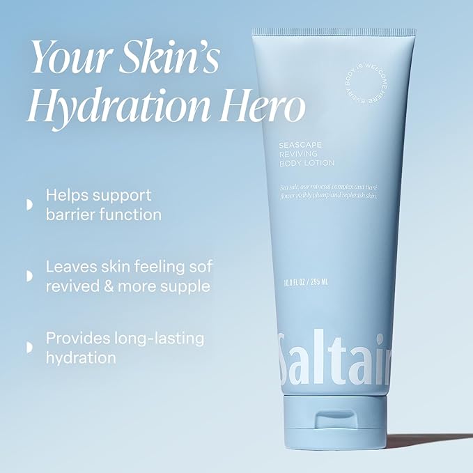 Saltair Body Lotion - 2 Pack Moisturizing Lotion For Dry Skin. Seascape Scented Hydrating Body Cream with Nourishing Moisturizer Formula. Skin Care for Women and Men. 2x 10oz Tubes-VivaGrace Women