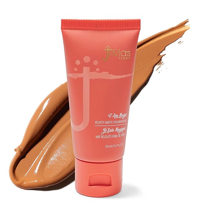 Juvia's Place I Am Magic Velvety Matte Liquid Foundation 420 - Havanna - Tan w/Peach Undertone, Makeup Foundation Full Coverage, Lightweight, Long Wear, Velvety Matte Finish-VivaGrace Women