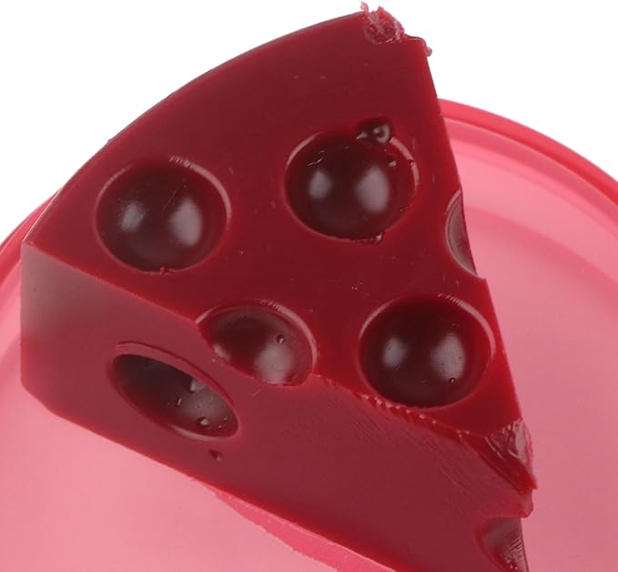 Cheese Shaped Lip Balm, Moisturizing Nourishing Repair Lip Balm, Hydrating Lip Balm for Chapped Cracked Lips 0.3oz(01)-VivaGrace Women