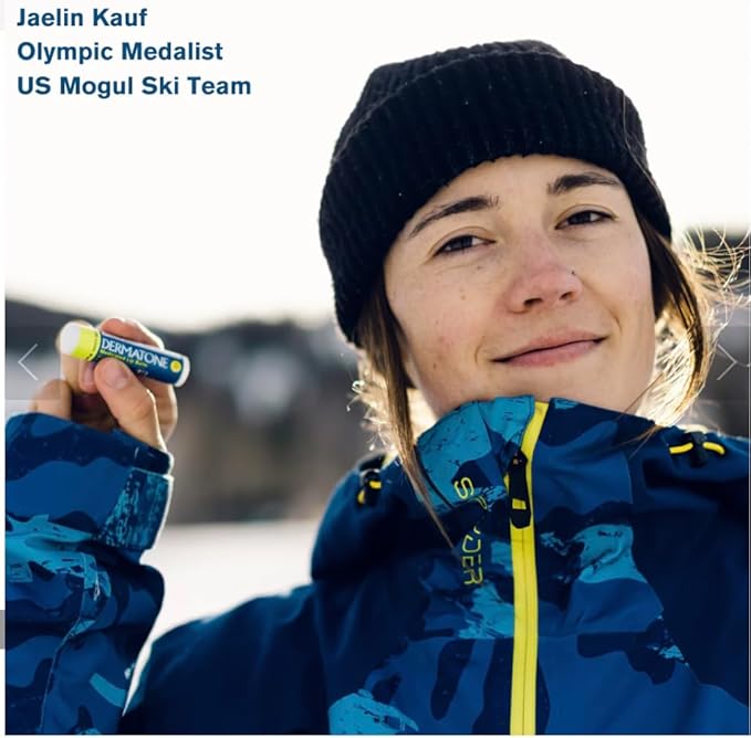 Dermatone Lip Balm SPF 30 | Medicated | Moisturizing | Cocoa Butter, Aloe, Vitamin E | Soothe & Replenish Chapped Lips | 2-Pack, 0.15 oz sticks-VivaGrace Women