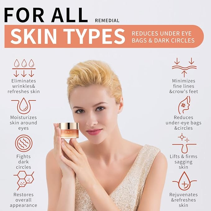 Dark Circles Under Eye Treatment for Women - Eye Cream for Dark Circles Wrinkles Puffiness & Fades Fine Lines, Fade Dark Circles Anti-Aging Collagen Eye Cream – Retinol Peptide-VivaGrace Women