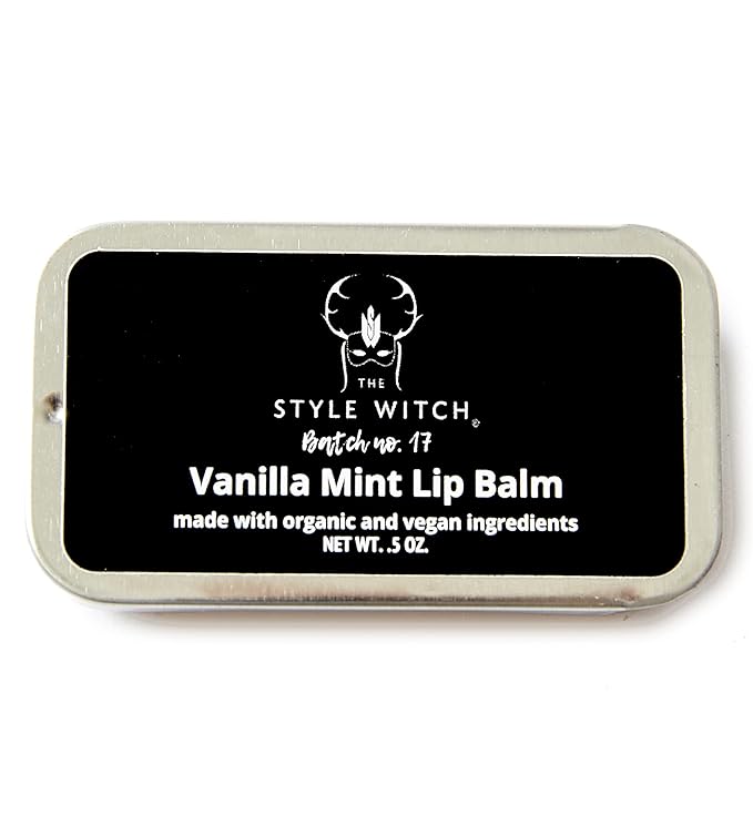 Vanilla Mint Lip Balm, Batch #17, Organic Ingredients, Vegan, Cruelty Free-VivaGrace Women