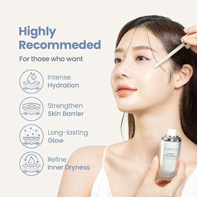 TIRTIR Ceramic Milk Ampoule (1.01 Fl Oz)-VivaGrace Women