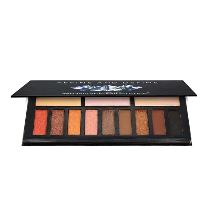 Measurable Difference Refine and Define Eyeshadow/Highlighting Palette-VivaGrace Women