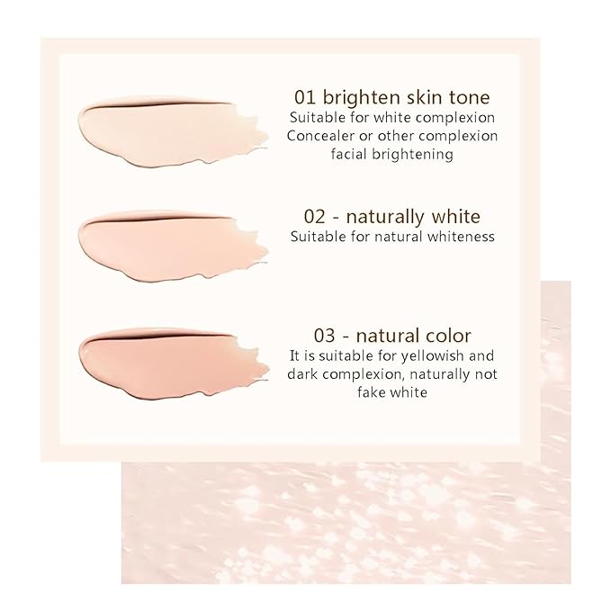 Happyhours 2 in 1 Foundation Anti-Wrinkle Concealer with Built-in Brush, Novo Foundation and Concealer Double Head Makeup Stick, Waterproof Long Lasting Anti-Wrinkle Concealer Foundation (2Pcs-01)-VivaGrace Women