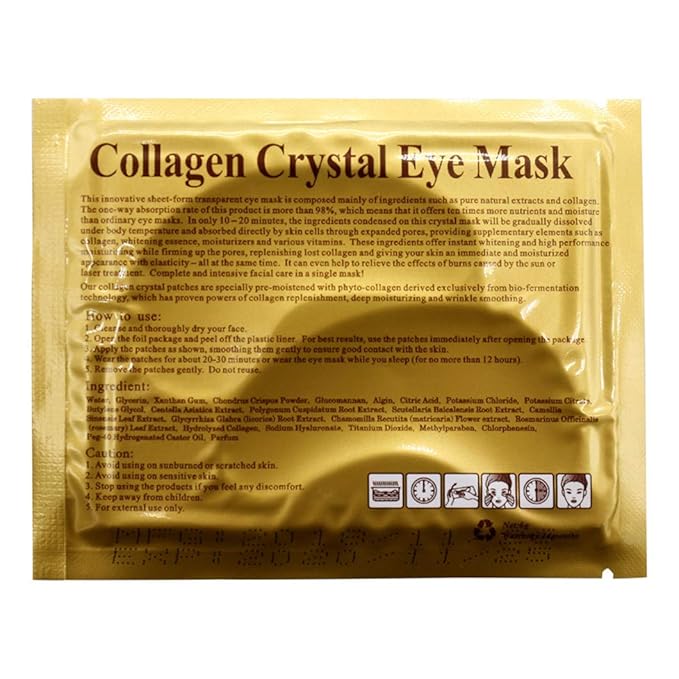 Under Eye Patches - 30 Pairs Collagen Eye Mask Eye Patches for Puffy Eyes and Dark Circles, Anti Aging Moisturizing Gel Eye Pads Under Eye Mask, Milk White-VivaGrace Women