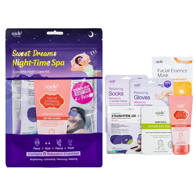 Sweet Dream Night Time Spa Kits | Luxury Spa Gift Sets for Relaxation | Includes Spa Day Essentials | Perfect Beauty Gift for Pampering & Self-Care | Korean Skincare-VivaGrace Women