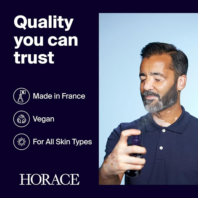 HORACE Tonic Lotion for Men - Toner Spray with Prebiotics - Gentle Skincare for All Skin Types - Fresh, Aromatic Scent, 6.7 fl.oz-VivaGrace Women