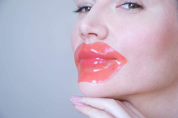 16 Pairs Gold Under Eye Patches with 2 pieces of Lip Mask | Under Eye Mask Dark Circles and Puffiness | Wrinkles Patches with Hydrogel | Collagen Eye Pad-VivaGrace Women